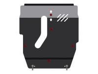 Защита картера и КПП Sheriff для Чери Тигго ФЛ 2005-2016, модель №2, сталь 2,5мм, арт:28.1260