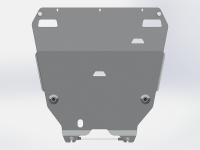 Защита картера и КПП Sheriff на Вольво V40 Cross Country 2013-2020, модель №3, алюминий 4мм, арт:25.2439 V2