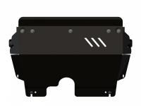 Защита картера и КПП Sheriff для Шкода Фабия Скаут 2007-2012, модель №4, сталь 2мм, арт:21.1084