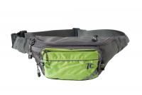 Сумка поясная Travel Case, салатовая нейлон, 25х14х9, арт:Sum0014
