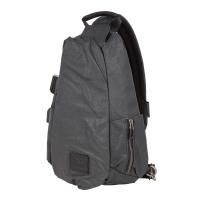 Однолямочный рюкзак Polar П0134 черный, арт:Ruk0598