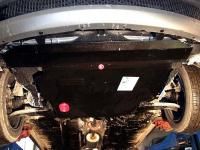 Защита картера и КПП Sheriff на Ниссан Альмера N16 2000-2006, модель №1, сталь 2мм, арт:15.0225