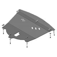 Защита картера и КПП Motodor на Ниссан Кашкай 2014-2015, алюминий 5мм, арт:MO.31413