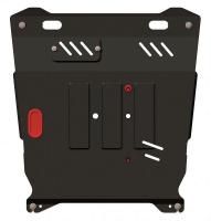 Защита картера и КПП Sheriff для Мицубиси Лансер 10 2007-2017, модель №1, сталь 2мм, арт:14.1209