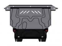 Защита картера и КПП Sheriff для Форд Фиеста 2008-2013, модель №1, сталь 2мм, арт:08.2526