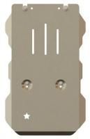 Защита КПП и РК Sheriff на Ауди Q7 для 0942; 1069; 1225 2006-2015, модель №6, алюминий 5мм, арт:02.0945