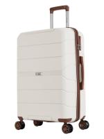 Чемодан средний L'Case SINGAPORE (M) белый, 67.5х45х27.5, арт:Ch0841