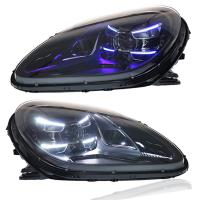 Передние фары Порше Макан 2014-2019, комплект:Л+П, полностью светодиодные, ДХО, арт:MF-HL-000742 Передние фары Порше Макан 2014-2019, комплект:Л+П, полностью светодиодные, ДХО, арт:MF-HL-000742