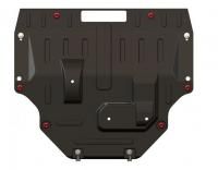 Защита картера и КПП Sheriff для Мазда 6 GG 2002-2007, модель №1, сталь 2мм, арт:12.1235