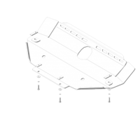 Защита рулевых тяг и радиатора Motodor для Ленд Ровер Дискавери III 2004-2009, алюминий 5мм, арт:MO.33217