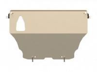 Защита картера Sheriff на Ауди А5 2007-2016, модель №2, алюминий 5мм, арт:02.1380