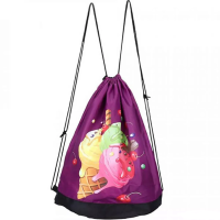 Мешок для обуви GRIZZLY OM-001 фиолетовый, 38х50х11