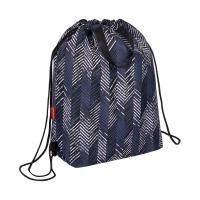 Мешок для обуви с ручками ErichKrause Herringbone 36.5x44 см синий, арт:ERK.54812