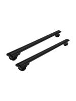 Багажник на крышу Atlant, 6031+8810, черные крыловидные дуги 1,26м на Инфинити ЕХ 25 (с рейлингами) 2011-2013, арт:21261-46 Багажник на крышу Atlant, 6031+8810, черные крыловидные дуги 1,26м на Инфинити ЕХ 25 (с рейлингами) 2011-2013, арт:21261-46