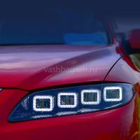 Передние фары Мазда 6 2002-2008 модель №5, полностью светодиодные, арт:MF-HL-000603 Передние фары Мазда 6 2002-2008 модель №5, полностью светодиодные, арт:MF-HL-000603