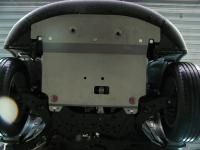 Защита картера и КПП Sheriff для Киа Соренто 2018-2022, модель №2, алюминий 4мм, арт:11.3681 V2