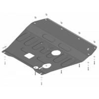 Защита картера и КПП Motodor на Хендай i40 2011-2018, сталь 2мм, арт:MO.70902 Защита картера и КПП Motodor на Хендай i40 2011-2018, сталь 2мм, арт:MO.70902