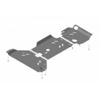 Комплект защит Motodor для Форд Рейнджер 2011-2019, сталь 3мм, арт:MO.10705