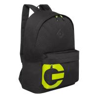 Рюкзак GRIZZLY RQL-317-3 черный-салатовый, 30х44х15 Рюкзак GRIZZLY RQL-317-3 черный-салатовый, 30х44х15