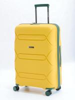 Чемодан средний L'Case MIAMI (M) желтый-зеленый, 67х45х26, арт:Ch1394