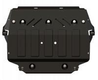Защита картера и КПП Sheriff для Шкода Октавия А5 2008-2013, модель №1, сталь 2мм, арт:21.1988-2