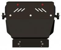 Защита картера Sheriff на Мерседес CLK класс W208 2000-2003, модель №2, сталь 2мм, арт:13.0417