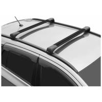 АРХИВ Багажник на крышу LUX BRIDGE с черными крыловидными дугами на Эксид LX 2019-2022, арт:LUX.0449
