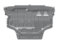 Защита картера и КПП Sheriff для Шкода Суперб 2015-2024, модель №2, алюминий 3мм, арт:21.2681 V1-2