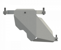 Защита кислородного датчика Sheriff на Рено Аркана 2019-2022, модель №6, алюминий 4мм, арт:18.4128-2