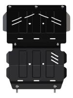 Защита картера и радиатора Sheriff для Мицубиси Паджеро Спорт 2 2008-2016, модель №7, сталь 3мм, арт:14.2466-1