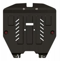 Защита картера и КПП Sheriff на Хендай Санта Фе 2006-2012, модель №4, сталь 2мм, арт:10.2229 Защита картера и КПП Sheriff на Хендай Санта Фе 2006-2012, модель №4, сталь 2мм, арт:10.2229