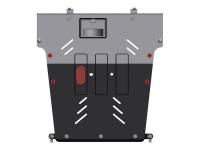 Защита картера и КПП Sheriff для Форд Мондео 3 2000-2007, модель №2, сталь 2мм, арт:08.1154