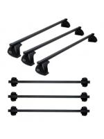 Багажник ED прямоугольные дуги (штатное место, 3 перекладины) для ГАЗ Соболь НН 2022-2024, арт:ED7-008C