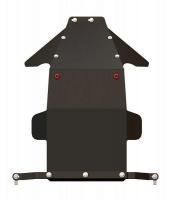 Защита картера Sheriff для Лада Нива 4х4 2121 2019-2021, сталь 2мм, арт:27.0151-3