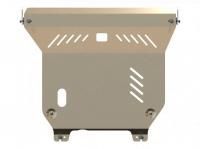 Защита картера и КПП Sheriff на Ниссан Альмера Классик 2006-2013, модель №2, алюминий 5мм, арт:15.1686