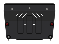 Защита картера и КПП Sheriff на Мерседес Вито W447 2014-2024, модель №1, сталь 2,5мм, арт:13.2888