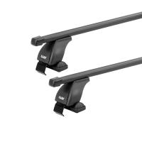 Багажник на крышу LUX прямоугольные дуги 1,2м на Фольксваген Пассат Б7 седан 2011-2014, арт:211022