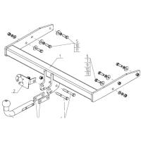 Фаркоп AvtoS на Фольксваген Транспортер 2003-, арт:VW 36
