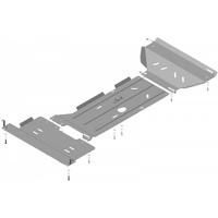 Комплект защиты Motodor для Додж РАМ 1500 2009-2018, сталь 2мм, арт:MO.02905