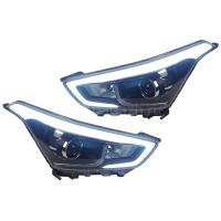 Передние фары Хендай Крета 2016-2020 модель №3, комплект:Л+П, бифокальная линза, ДХО, арт:MF-HL-000567 Передние фары Хендай Крета 2016-2020 модель №3, комплект:Л+П, бифокальная линза, ДХО, арт:MF-HL-000567