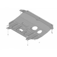 Защита картера и КПП Motodor для Киа Соул 2014-2019, сталь 2мм, арт:MO.71033