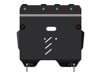 Защита картера Sheriff для Форд Эксплорер 2014-2015, модель №1, сталь 2мм, арт:08.2823 V1