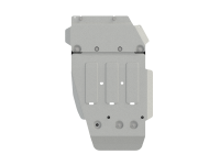 Защита КПП Sheriff на Джип Вранглер 2018-2024, модель №4, алюминий 4мм, арт:04.3990
