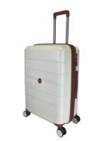 Чемодан средний MIRONPAN 23102 (M) молочный, 64х40х25, арт:Ch1175