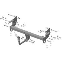 Фаркоп Motodor на Мицубиси Паджеро 2006-2012, арт:91310-A-2