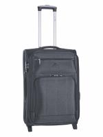 Чемодан средний 4ROADS 6161 (M) черный 41х64х26, арт:Ch0505