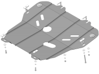 Защита картера и КПП Motodor, сталь 2мм, арт:MO.01521