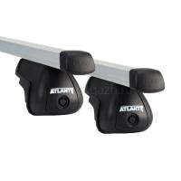 Багажник на крышу Atlant, 8818+8810, прямоугольные дуги 1,5м на Мерседес V Класс W447 2015-2024 (Рейлинги), арт:21162-09