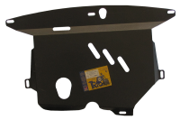 Защита картера и КПП Motodor на Чери QQ3 2003-2014, сталь 2мм, арт:MO.09005