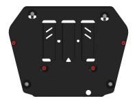 Защита картера и КПП Sheriff для Кадиллак ХТ6 2020-2024, сталь 2,5мм, арт:04.4572